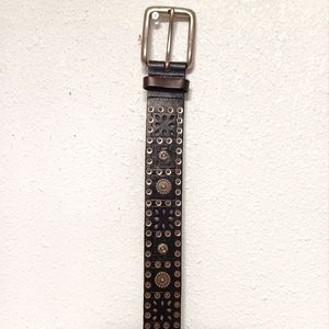 Fossil Women Studded Leather Belt